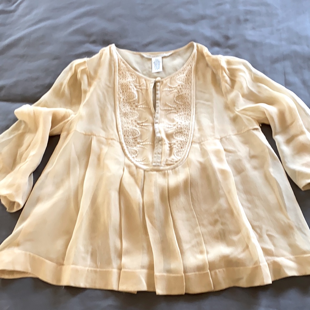 Vintage Diane Vonfurstenberg Silk Blouse Size 4